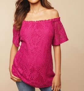 Maternity Magenta Top